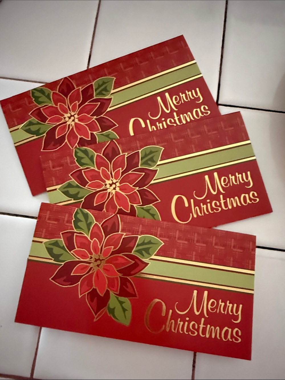 🔥10/$15 3 Christmas Cards